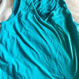 Torrid Plus Size Sleeveless Bodysuit Teal size 3 (22/24 3x)